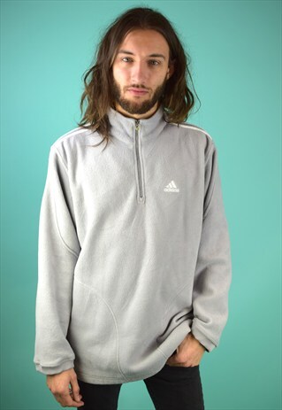 fuzzy adidas sweatshirt