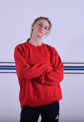 RED RALPH LAUREN SWEATSHIRT