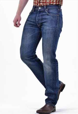 levi's blue jeans 501