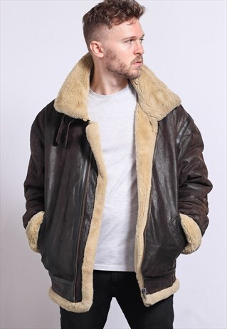VINTAGE LEATHER AVIATOR JACKET
