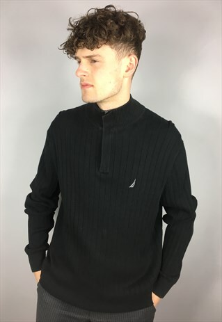 VINTAGE NAUTICA QUARTER ZIP JUMPER