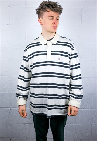 VINTAGE TOMMY HILFIGER RUGBY POLO SHIRT