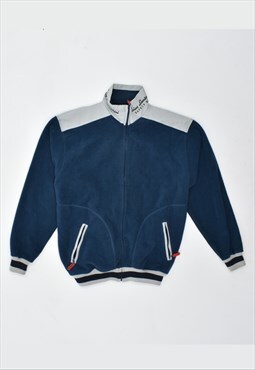 Vintage 90's Lamborgini Fleece Jacket Blue
