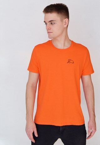 ORANGE ELEPHANT T-SHIRT