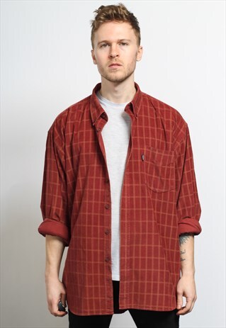 VINTAGE CORDUROY CORD SHIRT