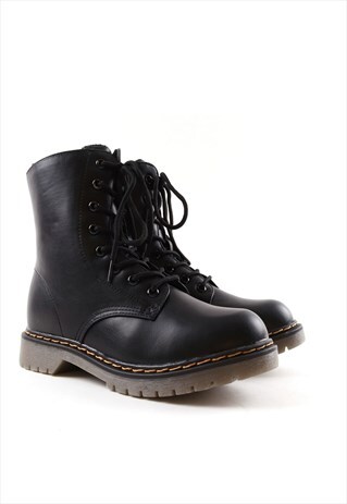 BEA BLACK BIKER BOOTS