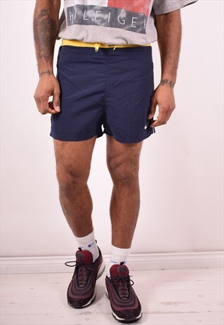 NIKE MENS VINTAGE SHORTS MEDIUM BLUE 90S
