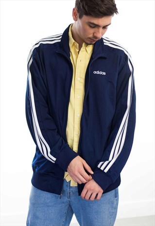 VINTAGE ADIDAS LOGO TRACK JACKET 90S L 20.2
