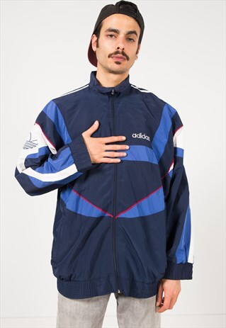 VINTAGE 80S ADIDAS SHELL SPORT JACKET / S1227
