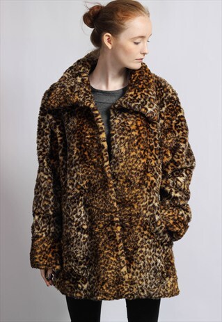 VINTAGE FAUX FUR JACKET