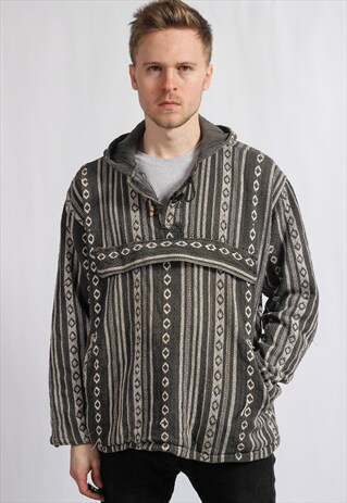 VINTAGE BAJA MEXICAN HOODIE