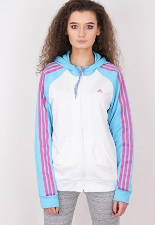 VINTAGE ADIDAS EMBROIDERED TRACK JACKET