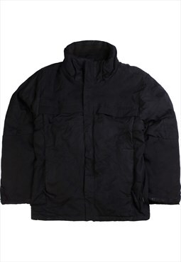 Vintage  Calvin Klein Puffer Jacket Full Zip Up Black Small
