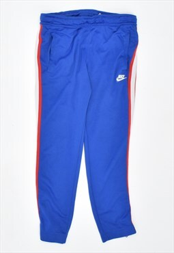 Vintage 90's Nike Tracksuit Trousers Blue