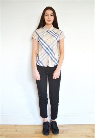 VTG BURBERRY NOVA CHECK CHECKED SHIRT