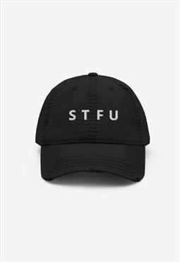 STFU Distressed cap