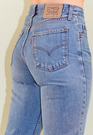 Vintage 90's Orange Tab Slim Fit Levi Mom Jeans