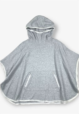 Vintage gap fitness poncho hoodie grey xs BV15433