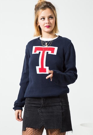VINTAGE TOMMY HILFIGER KNIT JUMPER / S370