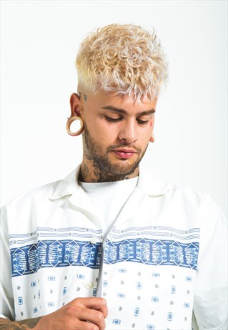 VINTAGE 80S HAWAIIAN SHORT SLEEVE SHIRT/ S6590