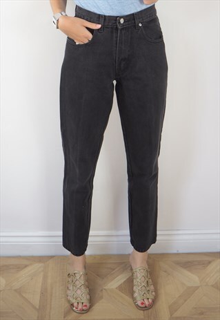 VINTAGE JEAN JEAN BLACK MOM JEANS