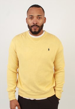 Men's Vintage Polo Ralph Lauren Sweater Pure Cotton