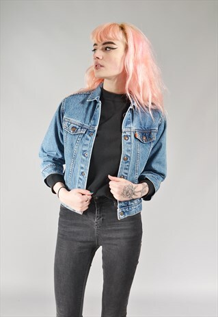 VINTAGE LEVI'S MID BLUE DENIM JACKET