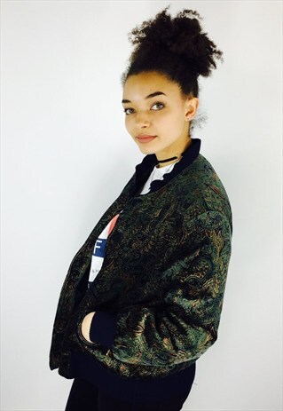 VELVET 80S BOMBER JACKET