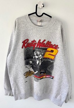 Vintage nutmeg nascar rusty Wallace sweatshirt XL USA