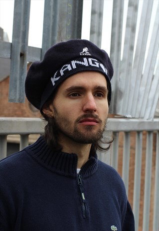 VINTAGE KANGOL SPELLOUT BERET HAT