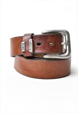Vintage Levi's Leather Belt - S