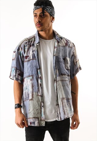 VINTAGE PATTERN SHIRT PSAW312D