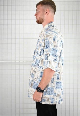 HAWAIIAN BEACH STYLE FESTIVAL SHIRT