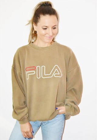 fila beige sweater