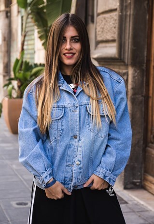 VINTAGE DENIM JEANS JACKET COD. 9-64