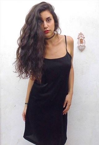 VINTAGE 90'S NORMCORE BLACK DRESS