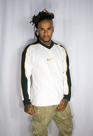 NIKE WHITE VINTAGE SWEATSHIRT