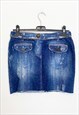 VINTAGE Y2K DENIM MINI SKIRT 