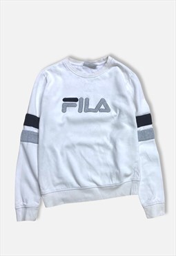Fila Pullover Sweatshirt : White 