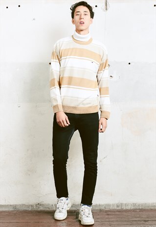 VINTAGE 90S TOMMY HILFIGER STRIPED JUMPER