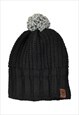 Vintage Ladies The North Face Beanie Hat Black
