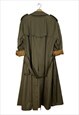 BURBERRY VINTAGE OVERSIZED TRENCH COAT, SIZE XL