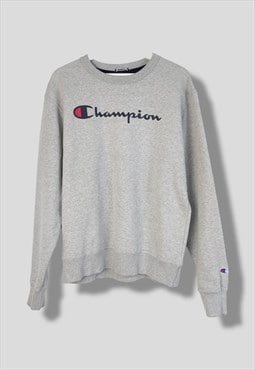 Vintage Champion Sweatshirt Sport in Grey M