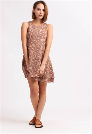 VINTAGE FLORAL SUMMER DRESS