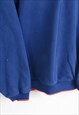 NIKE SPORTS BLUE AMERICAN BASEBALL USA QUARTER ZIP JUMPER M