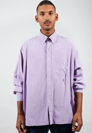 VINTAGE 80S TOMMY HILFIGER CLASSIC SHIRT / 0531