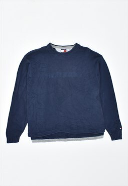 Vintage 90's Tommy Hilfiger Sweatshirt Jumper Blue