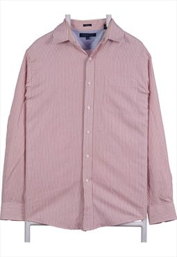 Vintage 90's Tommy Hilfiger Shirt Striped Long Sleeve
