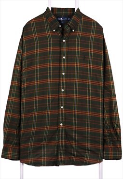 Vintage 90's Ralph Lauren Shirt Button Up Long Sleeve Check