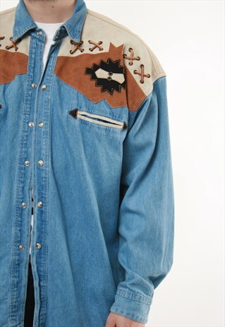 VINTAGE RIVERGOLD OLDSCHOOL AUTHENTIC DENIM SHIRT 14140